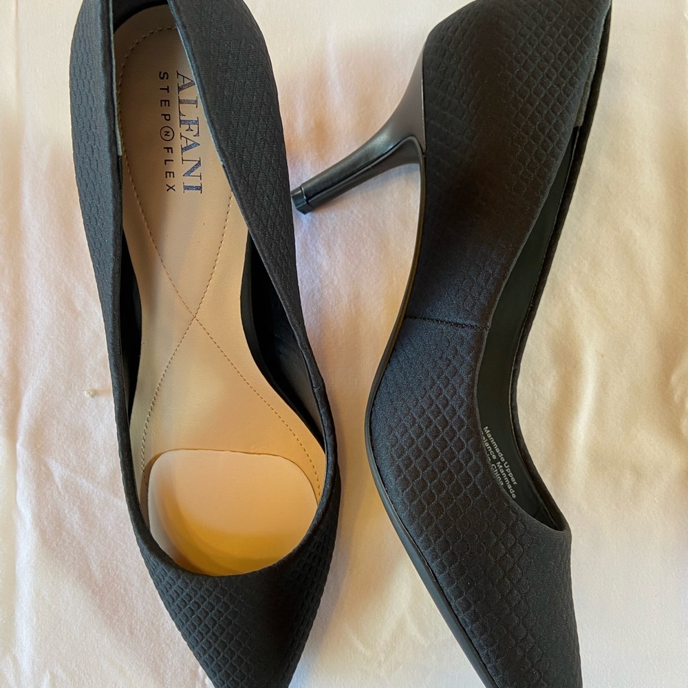 Alfani Jeules Black Texture Sandals Women’s